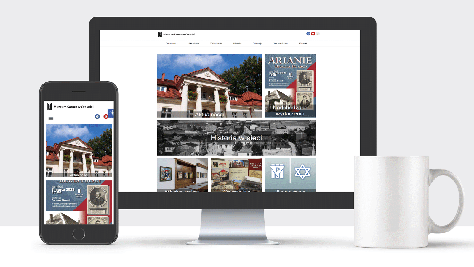 strona internetowa muzeum saturn w czeladzi